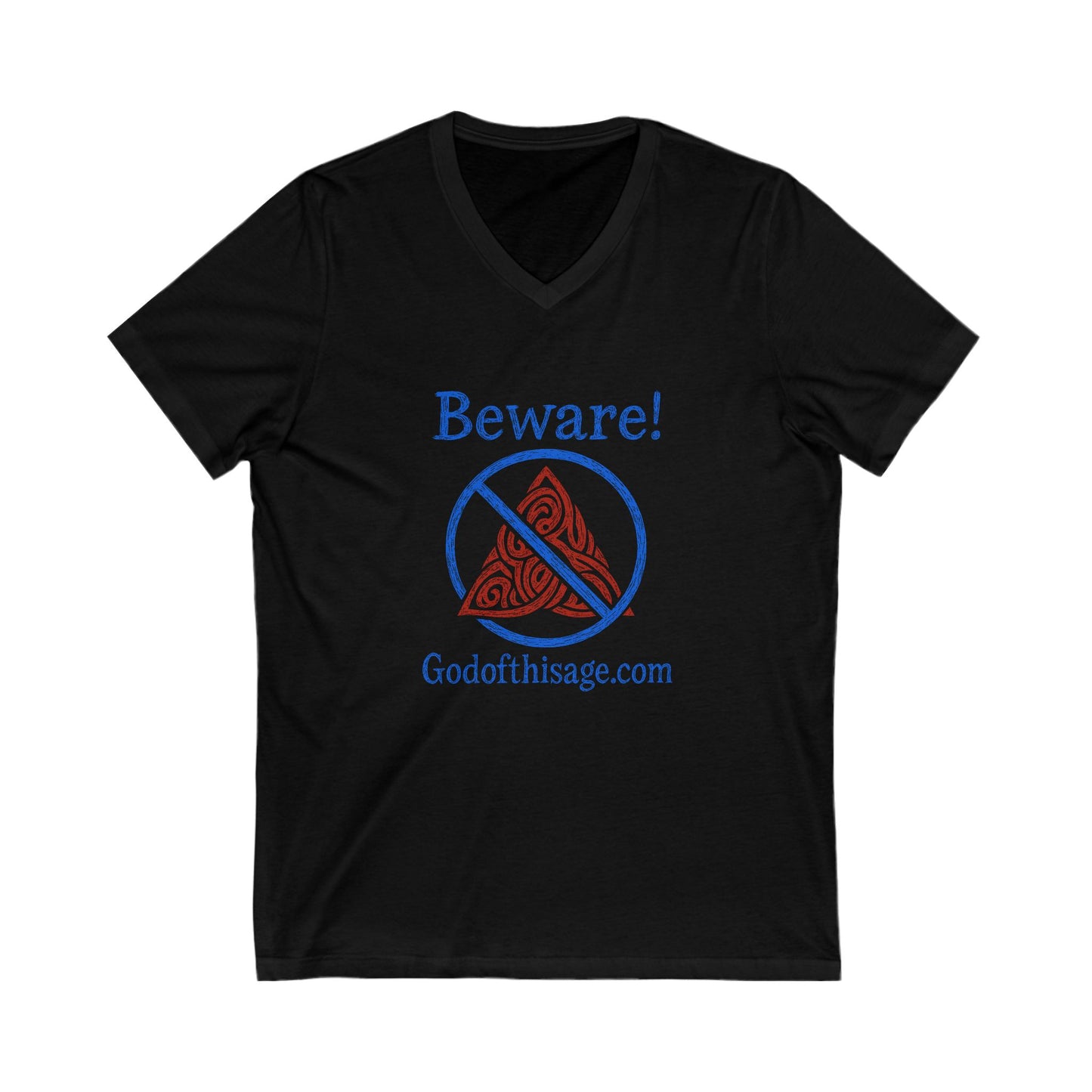 God of This Age Movie - Unisex Jersey Short Sleeve V- Neck