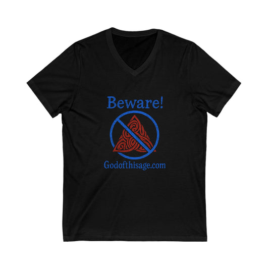 God of This Age Movie - Unisex Jersey Short Sleeve V- Neck