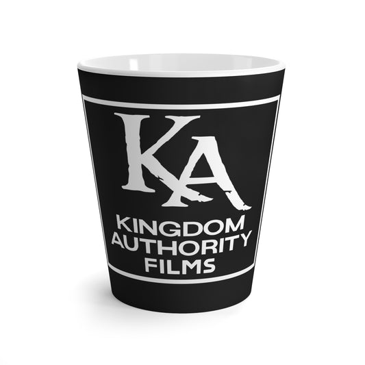 Kingdom Authority Film - Chic Black Latte Coffee Cup