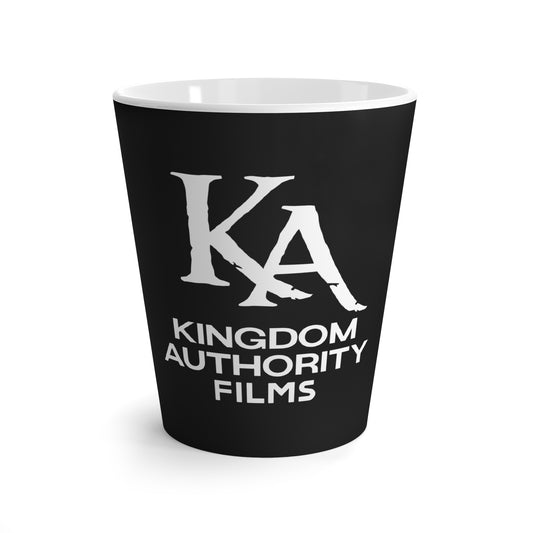 Kingdom Authority Films - Chic Black Latte Coffee Cup